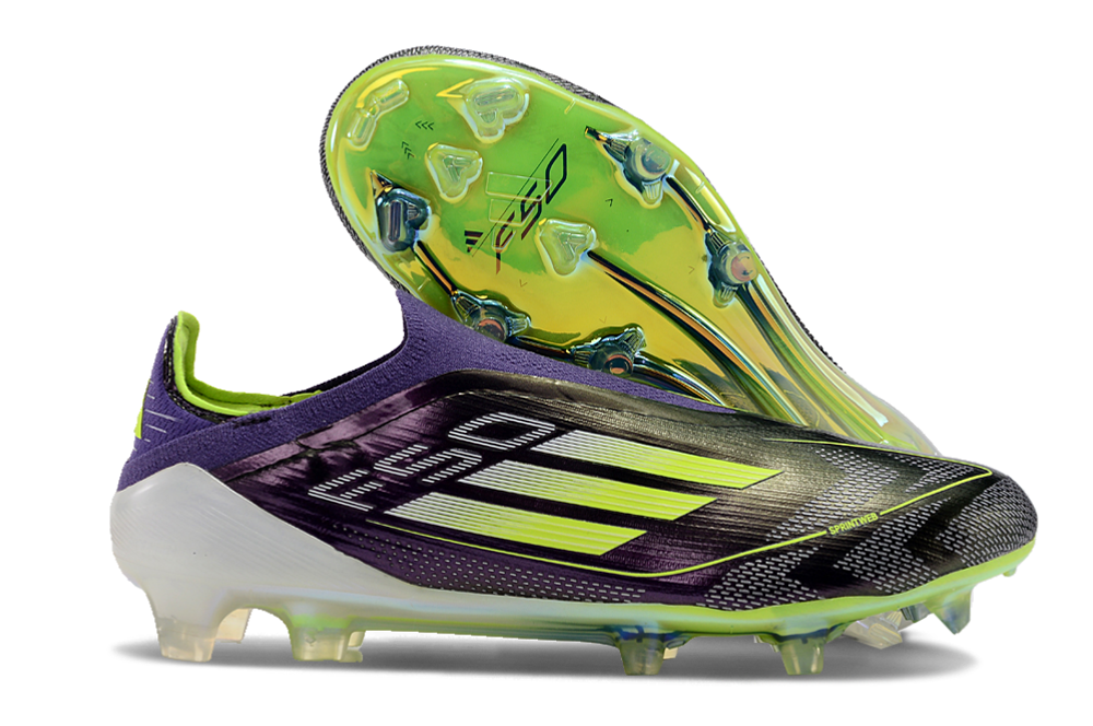 Chuteira Adidas F50 LL FG Roxa e Verde