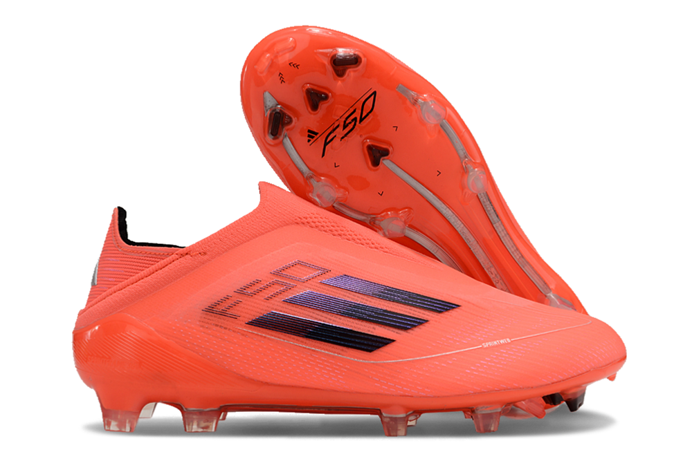 Chuteira Adidas F50 LL FG Laranja e Preta