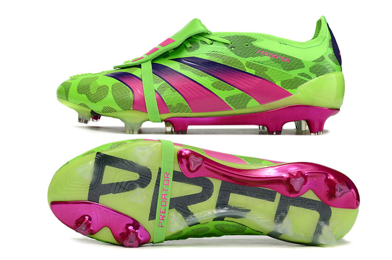 Chuteira Adidas Predator Elite Tongue FG - Verde