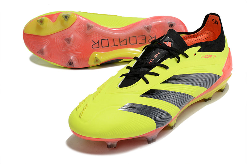 Chuteira Adidas Predator Elite FG - Amarela e Preta