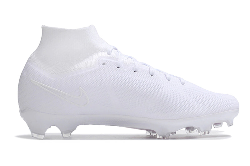 Chuteira Nike Mercurial superfly 9 Air Zoom Ultra White FG