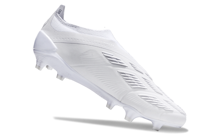 Chuteira Adidas Predator Elite Laceless FG - Branca