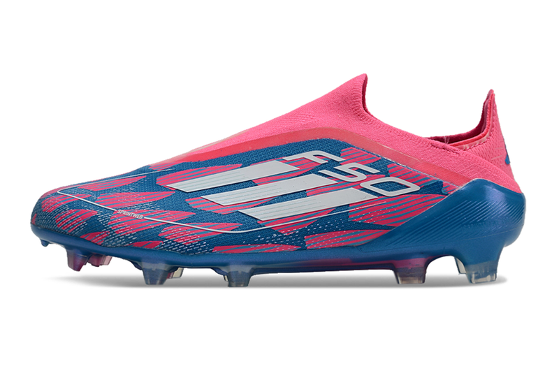 Chuteira Adidas F50 LL FG - Azul e Rosa