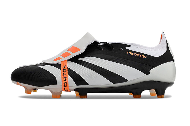 Chuteira Adidas Predator Elite Tongue FG - Cinza e Preta