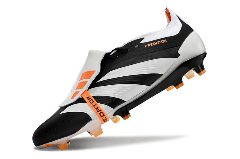 Chuteira Adidas Predator Elite Tongue FG - Cinza e Preta