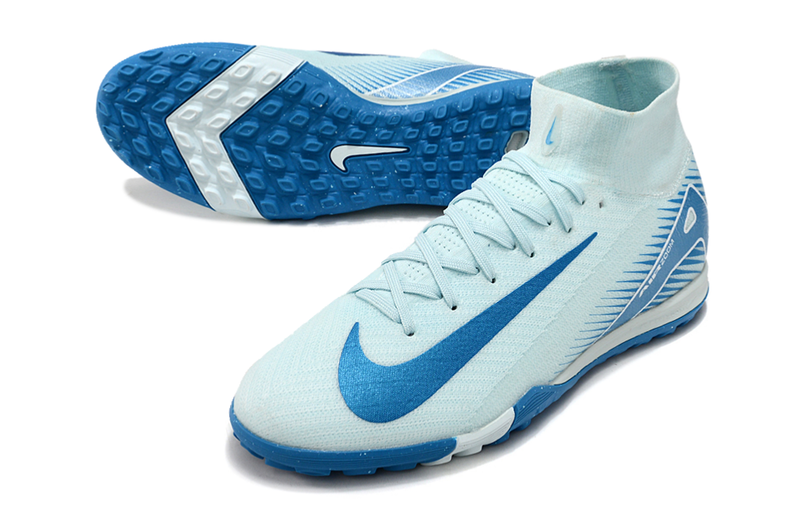 Chuteira Society Nike Air Zoom Mercurial Superfly 10 Elite TF - Azul