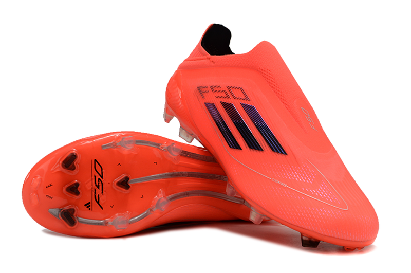 Chuteira Adidas F50 LL FG - Laranja e Preta